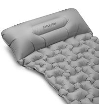 Nafukovací matrace s polštářkem - šedá AIR BED PILLOW BIG Spokey 