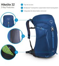 Outdoorový batoh HIKELITE 32 OSPREY bacca blue